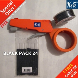 BLACK CABLE TIE GUN 24
