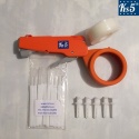 WHITE CABLE TIE GUN KIT